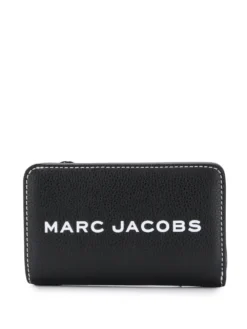 Women Marc Jacobs The Textured Tag Compact Mini Wallet