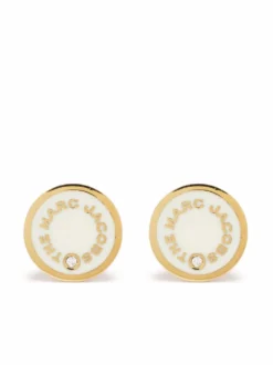 Women Marc Jacobs Engraved-logo Cuff Earrings