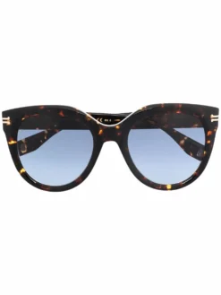 Women Marc Jacobs Eyewear Round Tortoiseshell Sunglasses