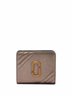 Women Marc Jacobs The Glam Shot Metallic Mini Compact Wallet