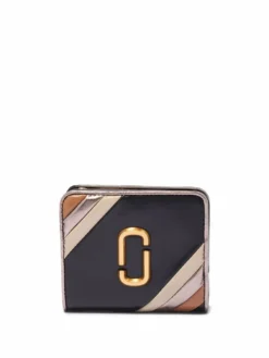 Women Marc Jacobs The Glam Shot Shiny Mini Compact Wallet