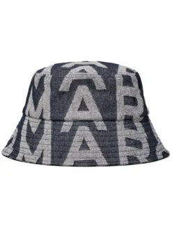 Women Marc Jacobs The Monogram Denim Bucket Hat
