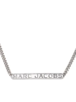 Women Marc Jacobs Logo Monogram Chain Necklace