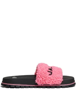 Women Marc Jacobs Teddy Logo Slides