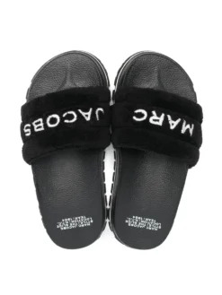 Women Marc Jacobs Embroidered-logo Slides -Marc Jacobs 18887654 41070006 1000
