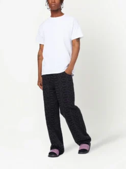 Women Marc Jacobs Logo-embossed Leather Slides -Marc Jacobs 19134989 42450623 1000