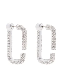 Women Marc Jacobs Crystal-embellished Hoop Earrings