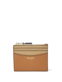 Women Marc Jacobs The Zip Leather Card Case