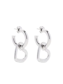 Women Marc Jacobs Heart-detail Hoop Earrings