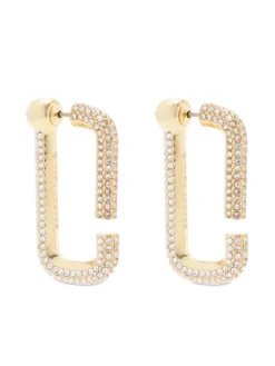 Women Marc Jacobs Crystal-embellished Hoop Earrings