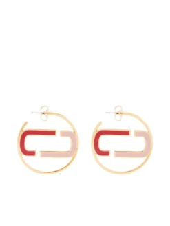 Women Marc Jacobs Enamel Hoop Earrings -Marc Jacobs 19138005 43251482 1000