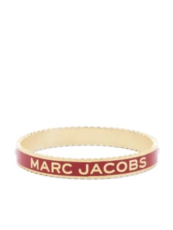 Women Marc Jacobs Crystal-embellished Logo-print Bangle