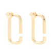 Women Marc Jacobs Chunky Flat Hoop Earrings