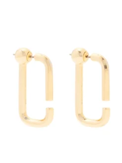 Women Marc Jacobs Chunky Flat Hoop Earrings