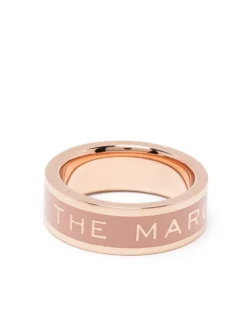 Women Marc Jacobs Logo Two-tone Ring