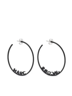 Women Marc Jacobs The Monogram Hoops DTM Earrings