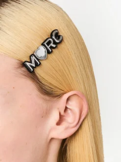 Women Marc Jacobs Logo-lettering Hairclip -Marc Jacobs 19599744 44351123 1000