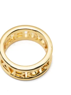 Women Marc Jacobs Embossed Monogram Logo Ring -Marc Jacobs 19600298 43894986 1000