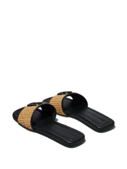 Women Marc Jacobs Raffia-strap Flat Sandals -Marc Jacobs 19981935 45051464 1000
