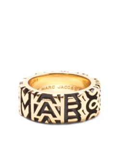 Women Marc Jacobs Monogram Logo-engraved Ring