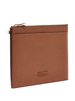 Women Marc Jacobs Debossed-logo Leather Wristlet -Marc Jacobs 19983123 45052560 1000