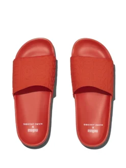 Women Marc Jacobs X Melissa Logo-embossed Slides -Marc Jacobs 19983124 50329400 1000