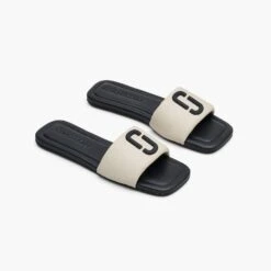 Marc Jacobs The J Marc Colorblock Sandal BLACK/WHITE