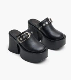 Marc Jacobs The J Marc Leather Clog BLACK -Marc Jacobs MJI 2F3FMC009F03 001 F8F8F8 1 1 ALT2