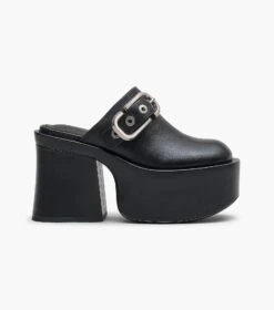 Marc Jacobs The J Marc Leather Clog BLACK -Marc Jacobs MJI 2F3FMC009F03 001 F8F8F8 1 1 MAIN 2