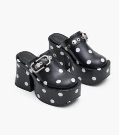 Marc Jacobs The J Marc Spots Clog BLACK/WHITE -Marc Jacobs MJI 2F3FMC009F06 005 F8F8F8 1 1 ALT2