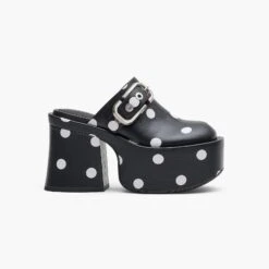Marc Jacobs The J Marc Spots Clog BLACK/WHITE