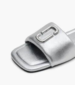 Marc Jacobs The J Marc Metallic Sandal SILVER -Marc Jacobs MJI 2F3FSA118F07 040 F8F8F8 1 1 ALT5