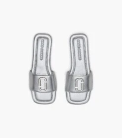 Marc Jacobs The J Marc Metallic Sandal SILVER -Marc Jacobs MJI 2F3FSA118F07 040 F8F8F8 1 1 ALT7