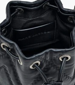 Marc Jacobs The Quilted Leather J Marc Bucket Bag BLACK -Marc Jacobs MJI 2F3HCR045H01 001 F8F8F8 1 1 ALT6