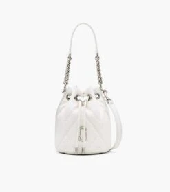 Marc Jacobs The Quilted Leather J Marc Bucket Bag COTTON -Marc Jacobs MJI 2F3HCR045H01 137 F8F8F8 1 1 MAIN 3