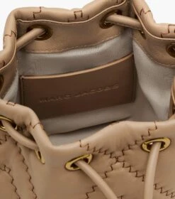 Marc Jacobs The Quilted Leather J Marc Bucket Bag CAMEL -Marc Jacobs MJI 2F3HCR045H01 230 F8F8F8 1 1 ALT6