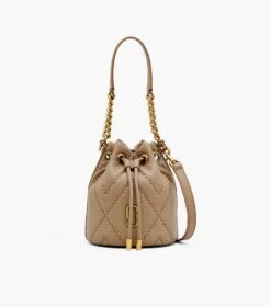 Marc Jacobs The Quilted Leather J Marc Bucket Bag CAMEL -Marc Jacobs MJI 2F3HCR045H01 230 F8F8F8 1 1 MAIN 2