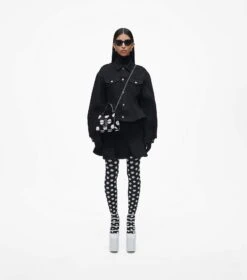 Marc Jacobs The Spots St. Marc Mini Top Handle BLACK/WHITE -Marc Jacobs MJI 2F3HSC050H01 005 F8F8F8 1 1 ALT1