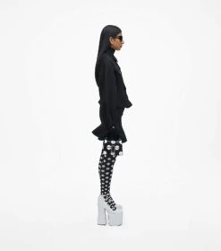 Marc Jacobs The Spots St. Marc Mini Top Handle BLACK/WHITE -Marc Jacobs MJI 2F3HSC050H01 005 F8F8F8 1 1 ALT6