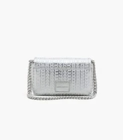 Marc Jacobs The Monogram Metallic J Marc Mini Bag SILVER/BRIGHT WHITE -Marc Jacobs MJI 2F3HSH040H01 113 F8F8F8 1 1 ALT3