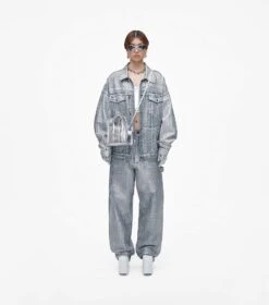 Marc Jacobs The Metallic Leather Mini Tote Bag SILVER -Marc Jacobs MJI 2F3HTT003H01 040 F8F8F8 1 1 ALT1