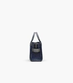 Marc Jacobs The Denim-Printed Leather Mini Tote Bag DENIM -Marc Jacobs MJI 2F3HTT058H01 403 F8F8F8 1 1 ALT2