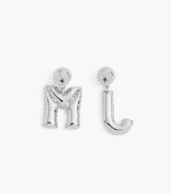Marc Jacobs The Mj Balloon Earrings SILVER -Marc Jacobs MJI 2F3JER001J13 070 F8F8F8 1 1 ALT3