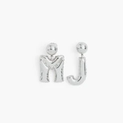 Marc Jacobs The Mj Balloon Earrings SILVER