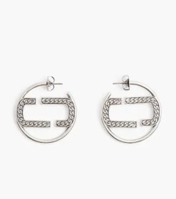 Marc Jacobs The St. Marc Hoops LIGHT ANTIQUE SILVER -Marc Jacobs MJI 2F3JER001J39 029 F8F8F8 1 1 MAIN 2
