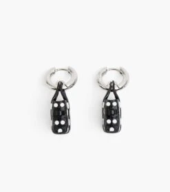 Marc Jacobs The Spots Tote Earrings BLACK MULTI/SILVER -Marc Jacobs MJI 2F3JER001J48 002 F8F8F8 1 1 ALT3