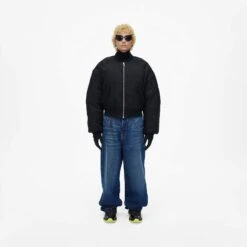 Marc Jacobs The Cropped Bomber BLACK