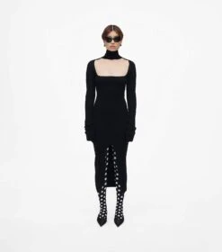 Marc Jacobs The Reversible Knit Dress BLACK -Marc Jacobs MJI 2F3RDR001K12 001 F8F8F8 1 1 ALT6