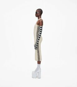 Marc Jacobs The Logo Racer Dress IVORY/BLACK -Marc Jacobs MJI 2F3RDR002K26 174 F8F8F8 1 1 ALT2