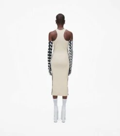 Marc Jacobs The Logo Racer Dress IVORY/BLACK -Marc Jacobs MJI 2F3RDR002K26 174 F8F8F8 1 1 ALT3